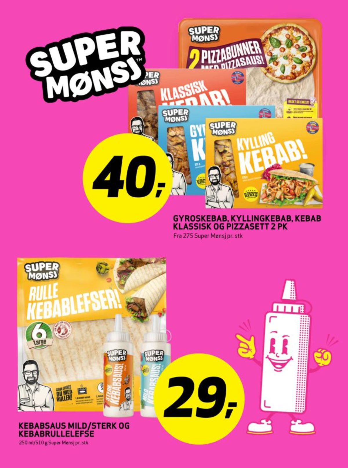 Se Bunnpris kundeavis for uke 51 på Tilbudsuken.no. Se gode tilbud på mange varer, f.eks. pizzabunn super mønsj eller klassisk kebab super mønsj. Les kundeavisen her! Side 20