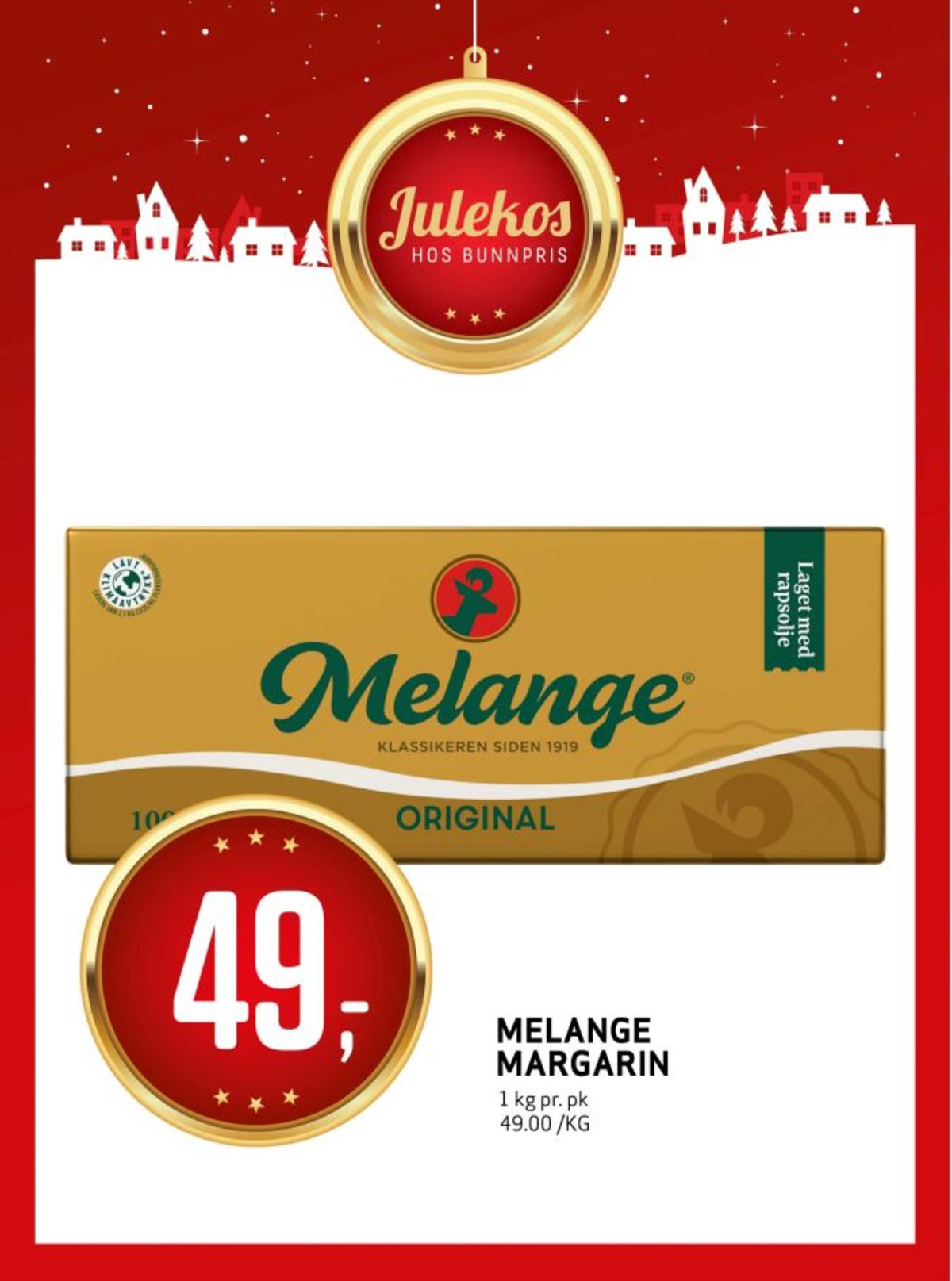 Se Bunnpris kundeavis for uke 51 på Tilbudsuken.no. Se gode tilbud på mange varer, f.eks. original margarin melange eller andre varer. Les kundeavisen her! Side 9