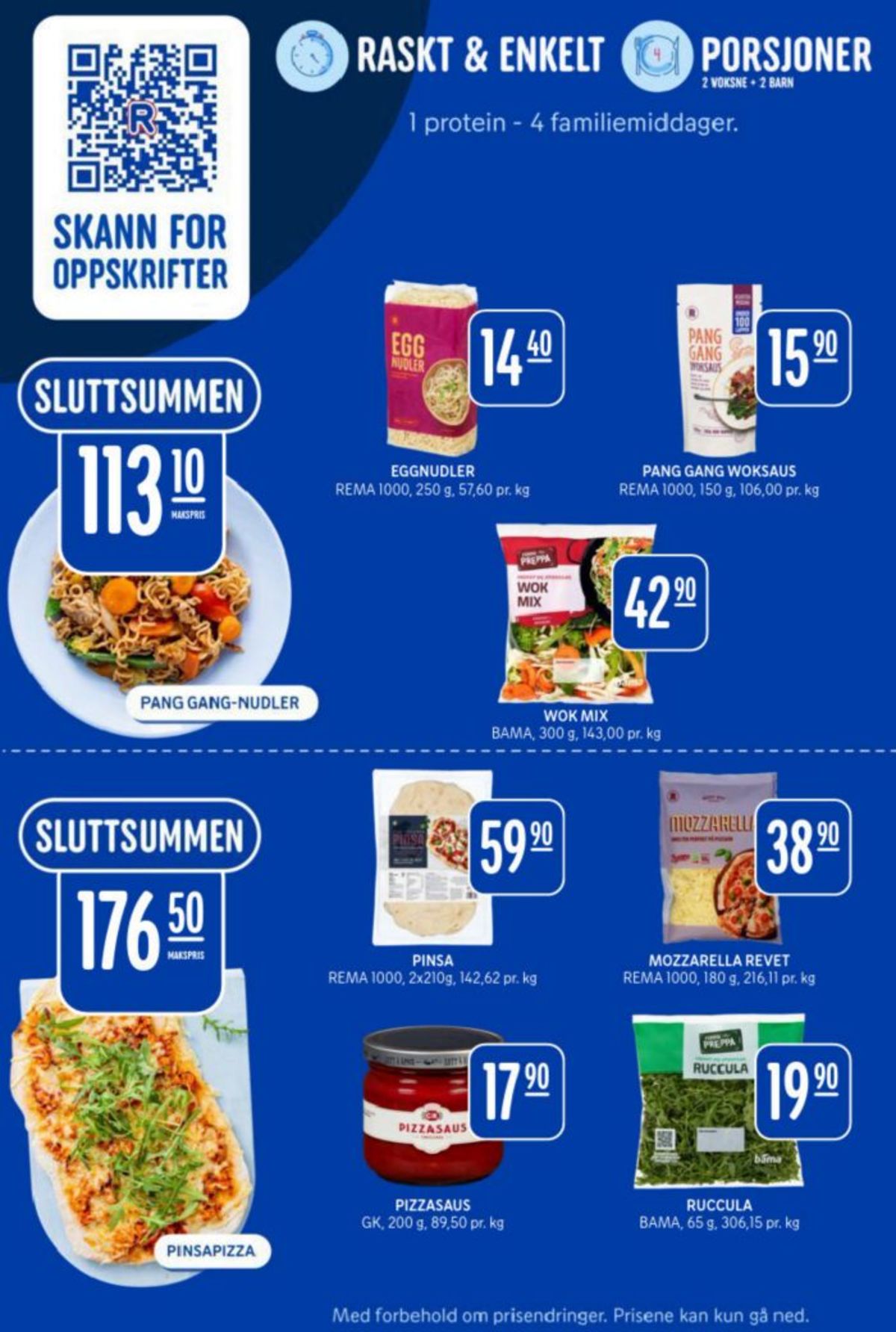 Se Rema 1000 kundeavis for uke 51 på Tilbudsuken.no. Se gode tilbud på mange varer, f.eks. pang gang woksaus rema 1000 eller eggnudler rema 1000. Les kundeavisen her! Side 17