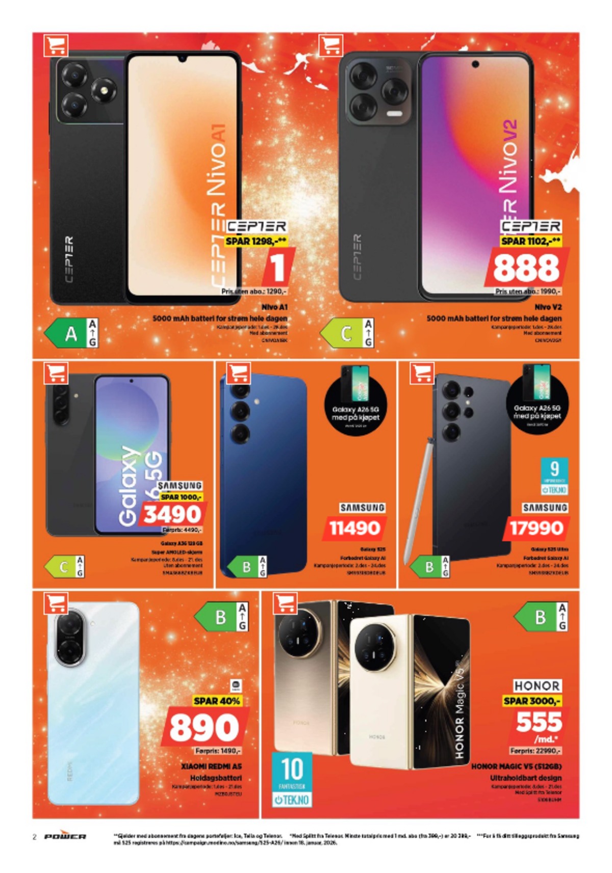 Se Power kundeavis for uge 51 på Tilbudsuken.no. Se gode tilbud på mange varer. Les kundeavisen her! Side 2
