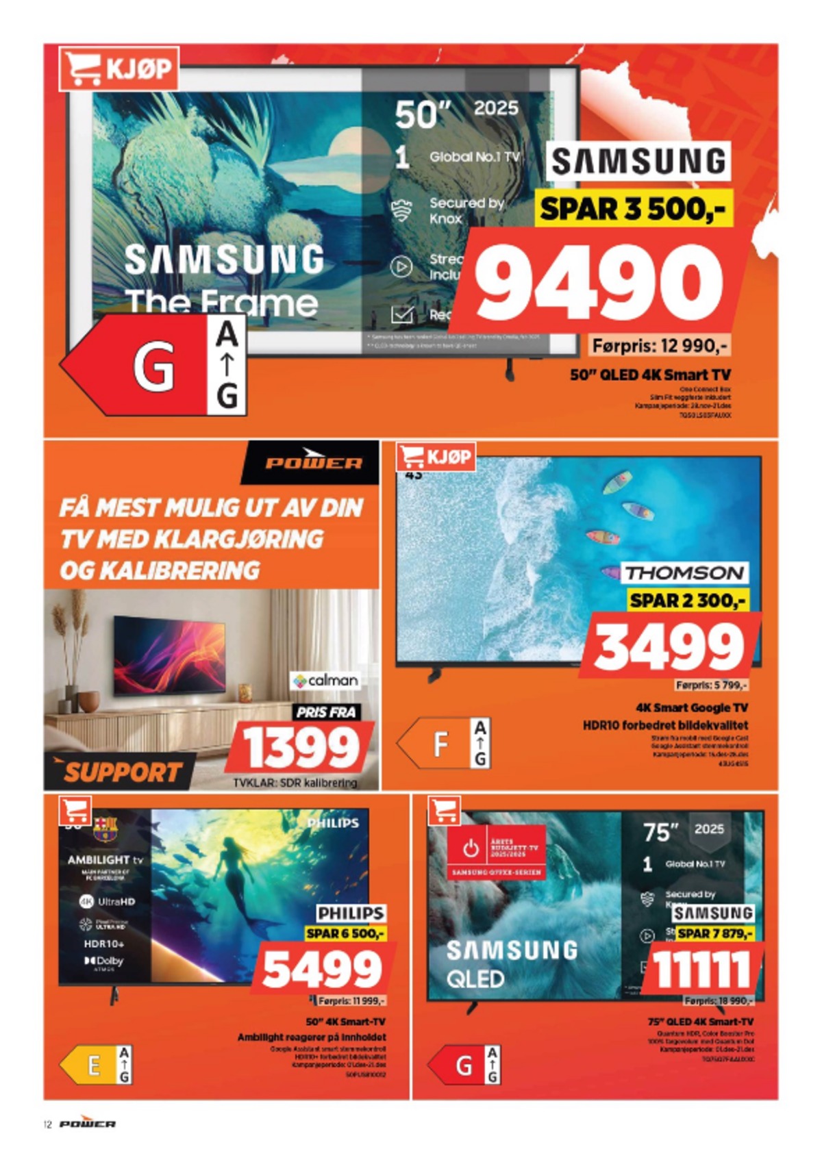 Se Power kundeavis for uge 51 på Tilbudsuken.no. Se gode tilbud på mange varer. Les kundeavisen her! Side 12