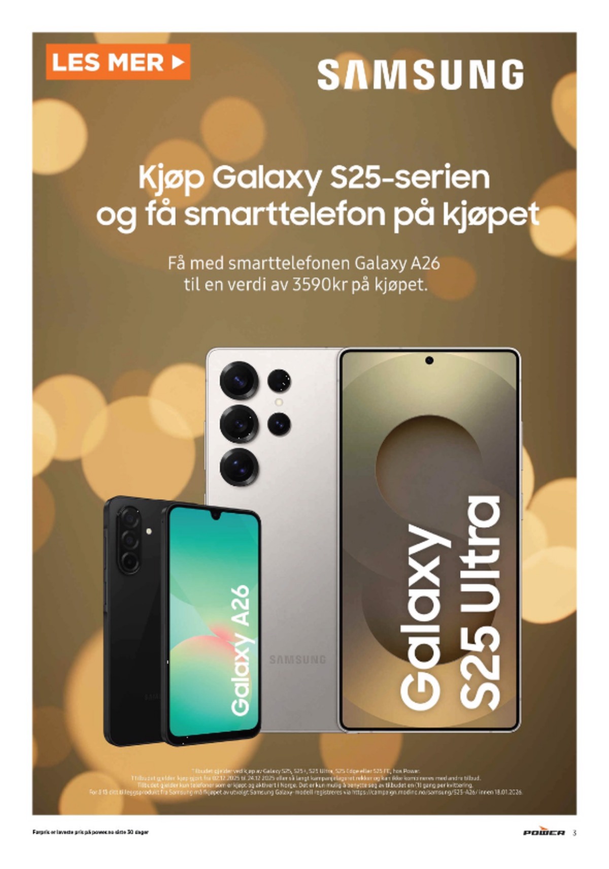 Se Power kundeavis for uge 51 på Tilbudsuken.no. Se gode tilbud på mange varer. Les kundeavisen her! Side 3