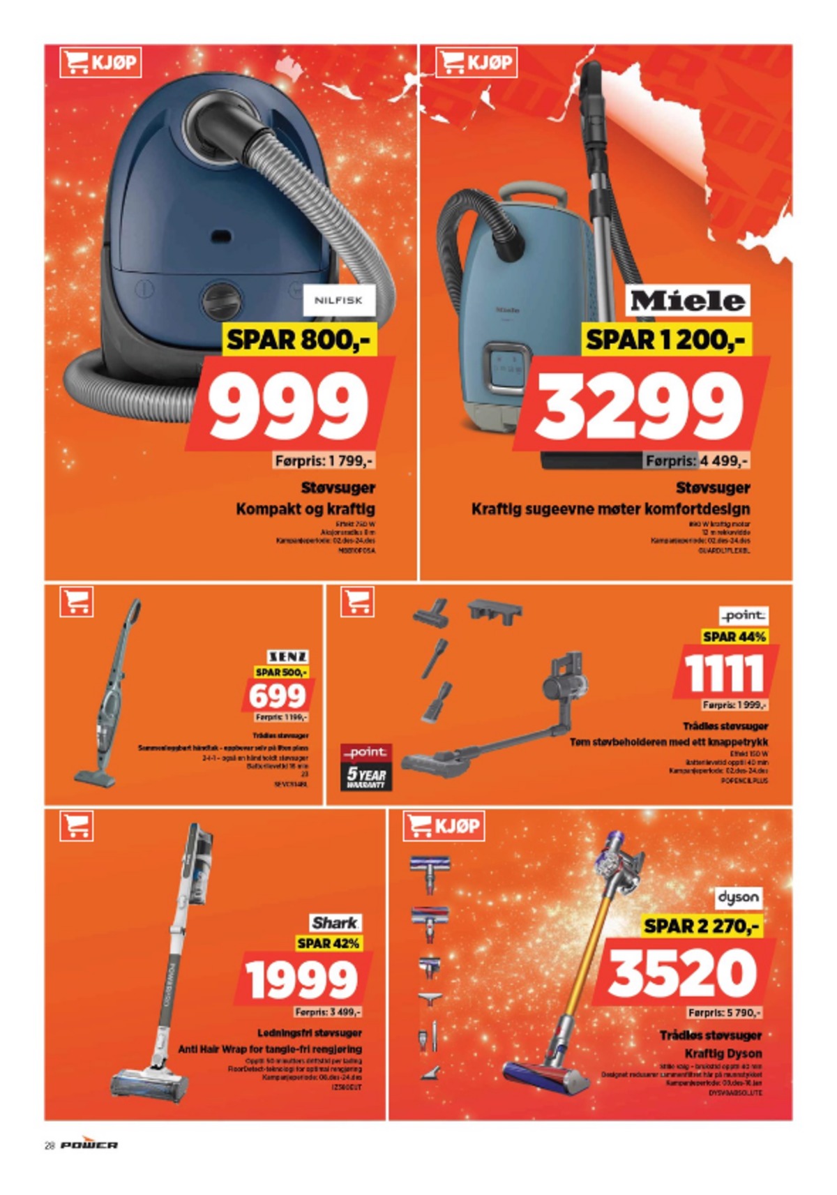 Se Power kundeavis for uge 51 på Tilbudsuken.no. Se gode tilbud på mange varer. Les kundeavisen her! Side 28