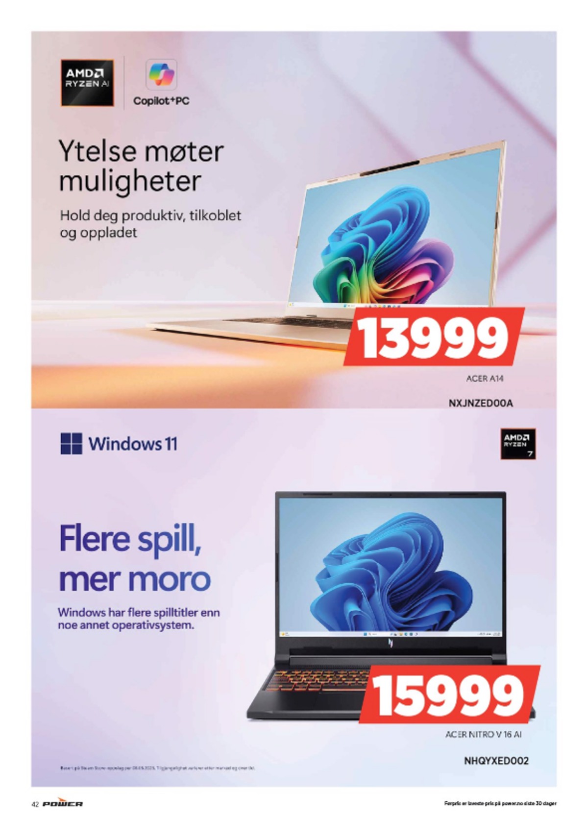 Se Power kundeavis for uge 51 på Tilbudsuken.no. Se gode tilbud på mange varer. Les kundeavisen her! Side 42