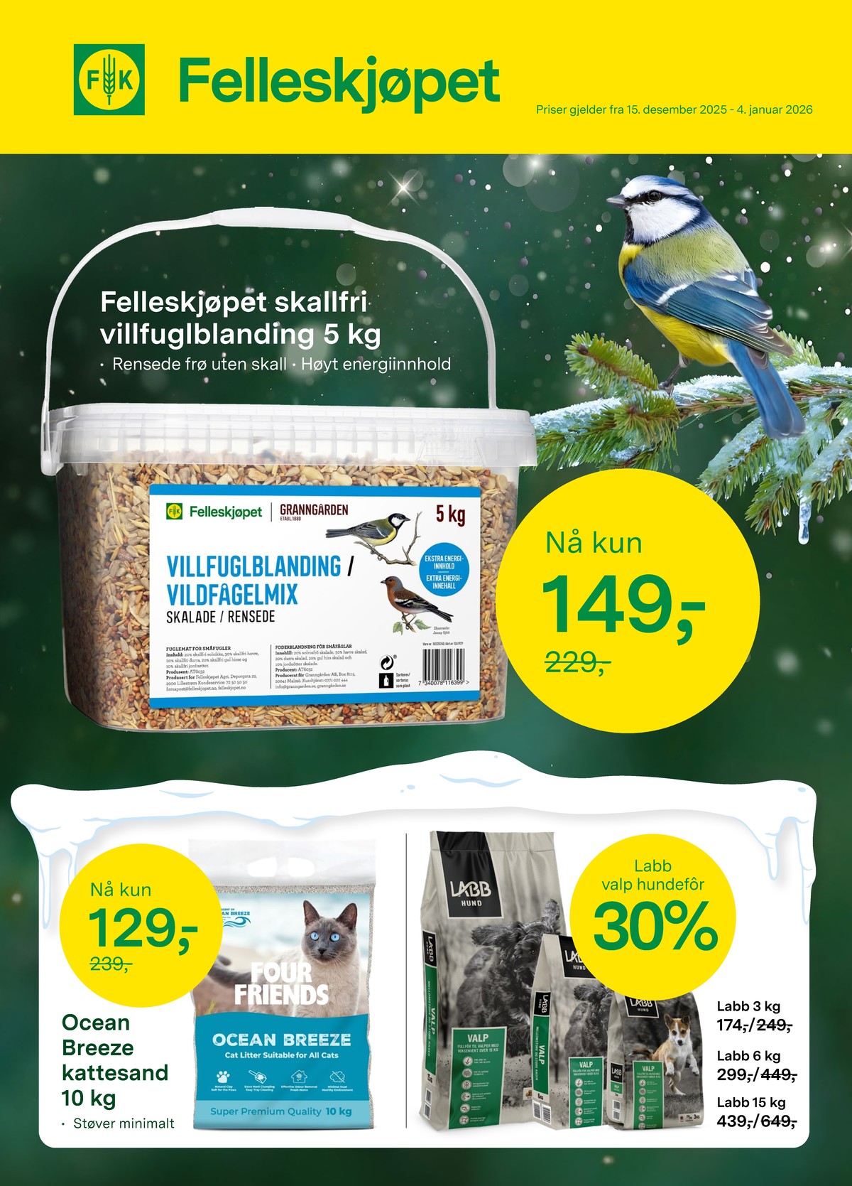 Se Felleskjøpet kundeavis for uge 52 på Tilbudsuken.no. Se gode tilbud på mange varer. Les kundeavisen her! Side 1