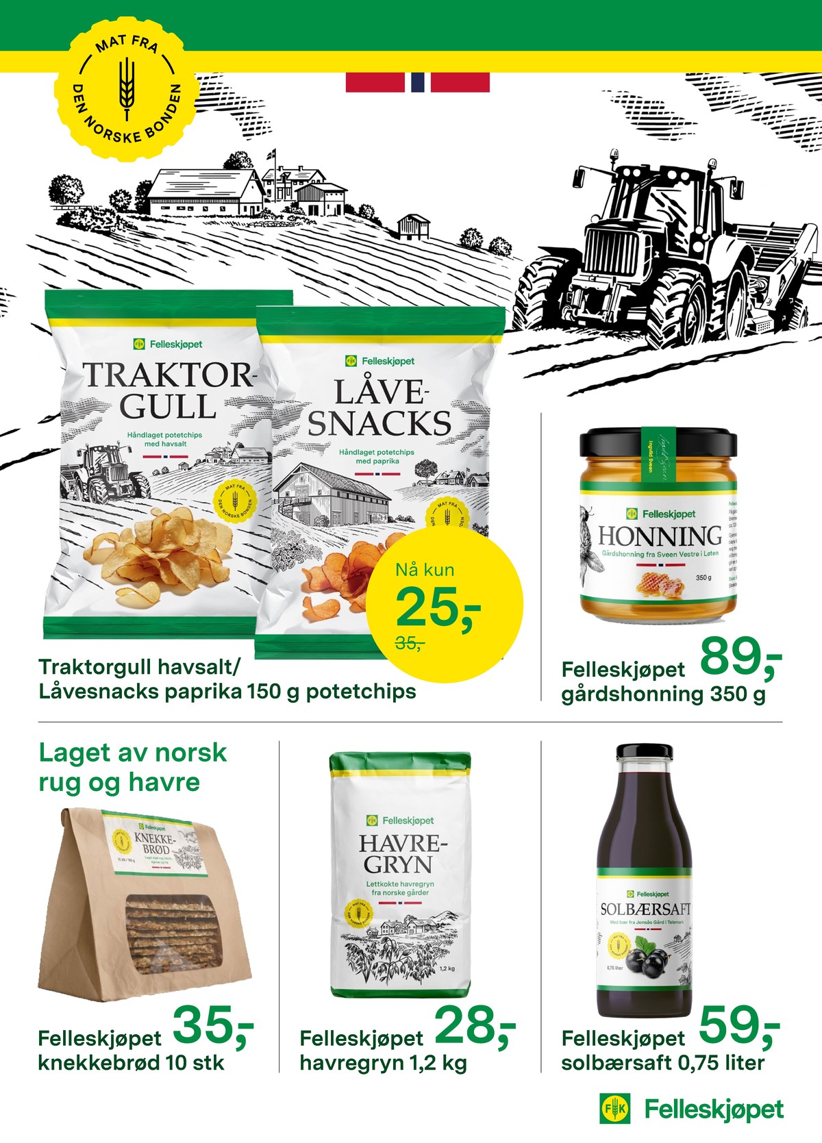 Se Felleskjøpet kundeavis for uge 52 på Tilbudsuken.no. Se gode tilbud på mange varer. Les kundeavisen her! Side 12