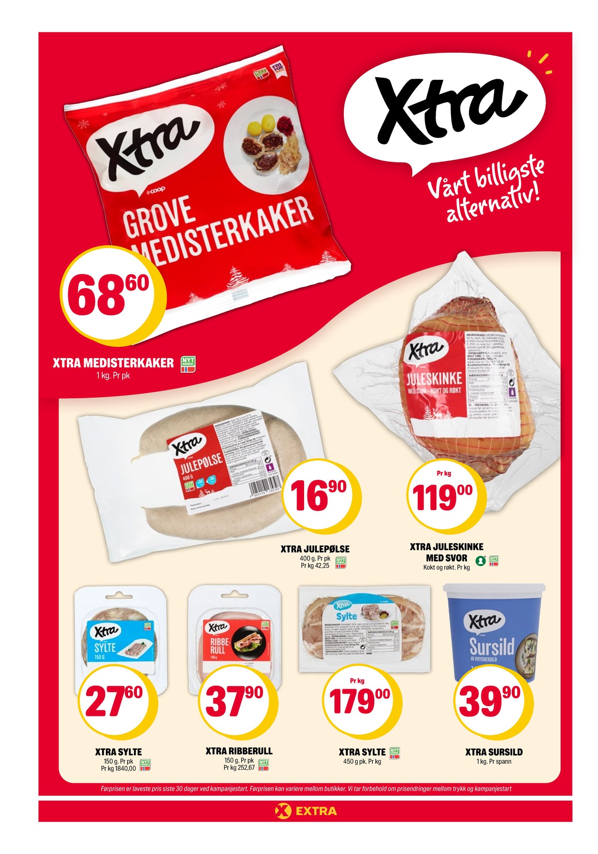 Se Coop Extra kundeavis for uke 52 på Tilbudsuken.no. Se gode tilbud på mange varer, f.eks. medisterkaker xtra eller juleskinke xtra. Les kundeavisen her! Side 13