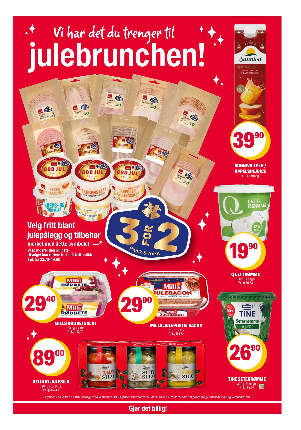 Se Coop Extra kundeavis for uke 52 på Tilbudsuken.no. Se gode tilbud på mange varer, f.eks. eplejuice med appelsin sunniva eller rømme q. Les kundeavisen her! Side 16