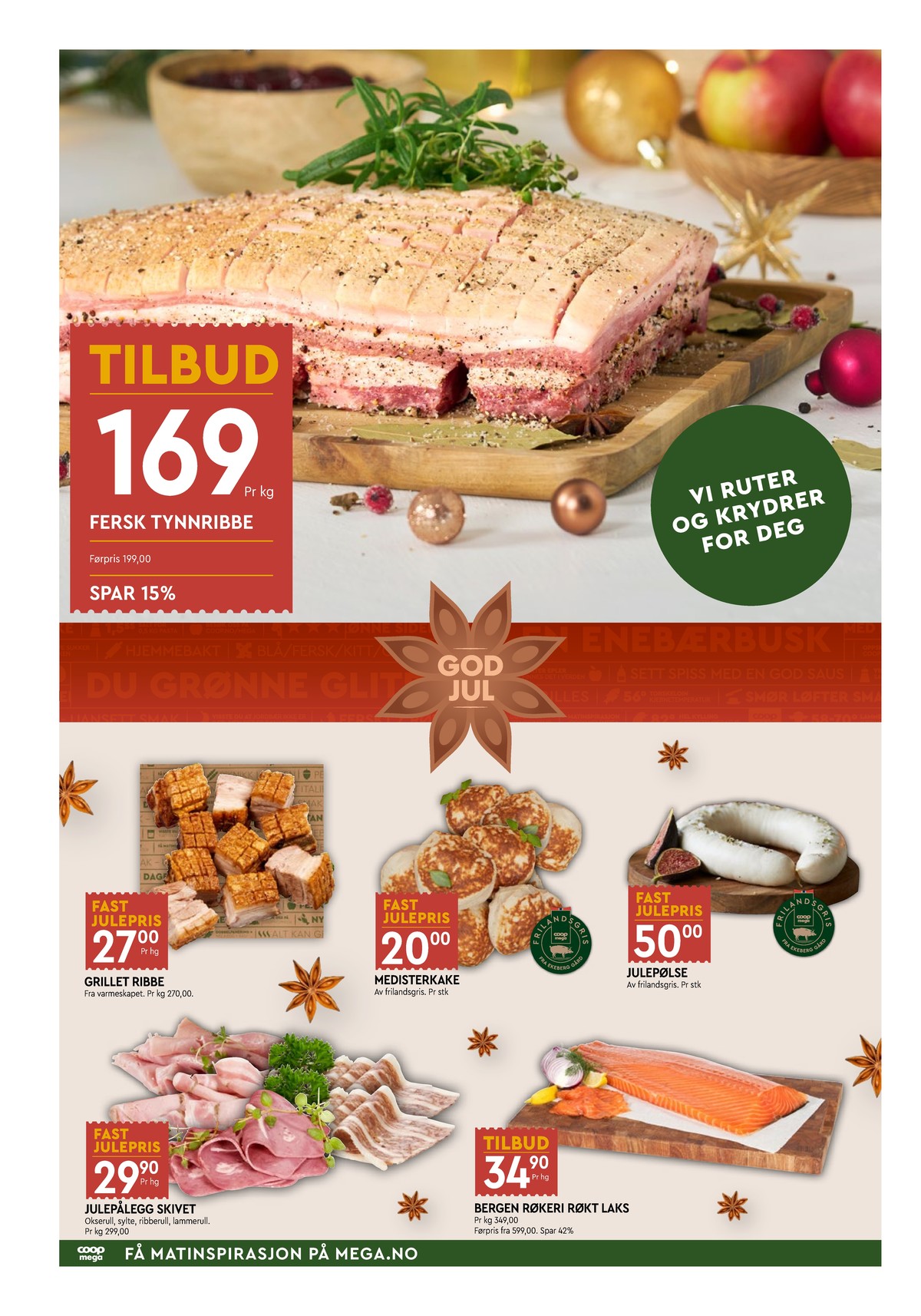 Se Coop Mega kundeavis for uke 52 på Tilbudsuken.no. Se gode tilbud på mange varer, f.eks. ribbe ukjent eller delikatesse ukjent. Les kundeavisen her! Side 4