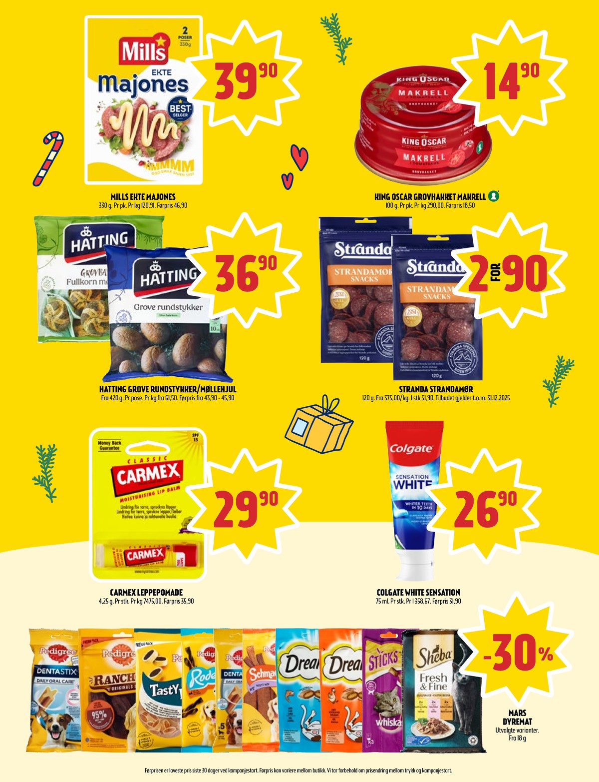 Se Coop Prix kundeavis for uke 52 på Tilbudsuken.no. Se gode tilbud på mange varer, f.eks. makrell i tomatsaus grovhakket king oscar eller ekte majones mills. Les kundeavisen her! Side 4