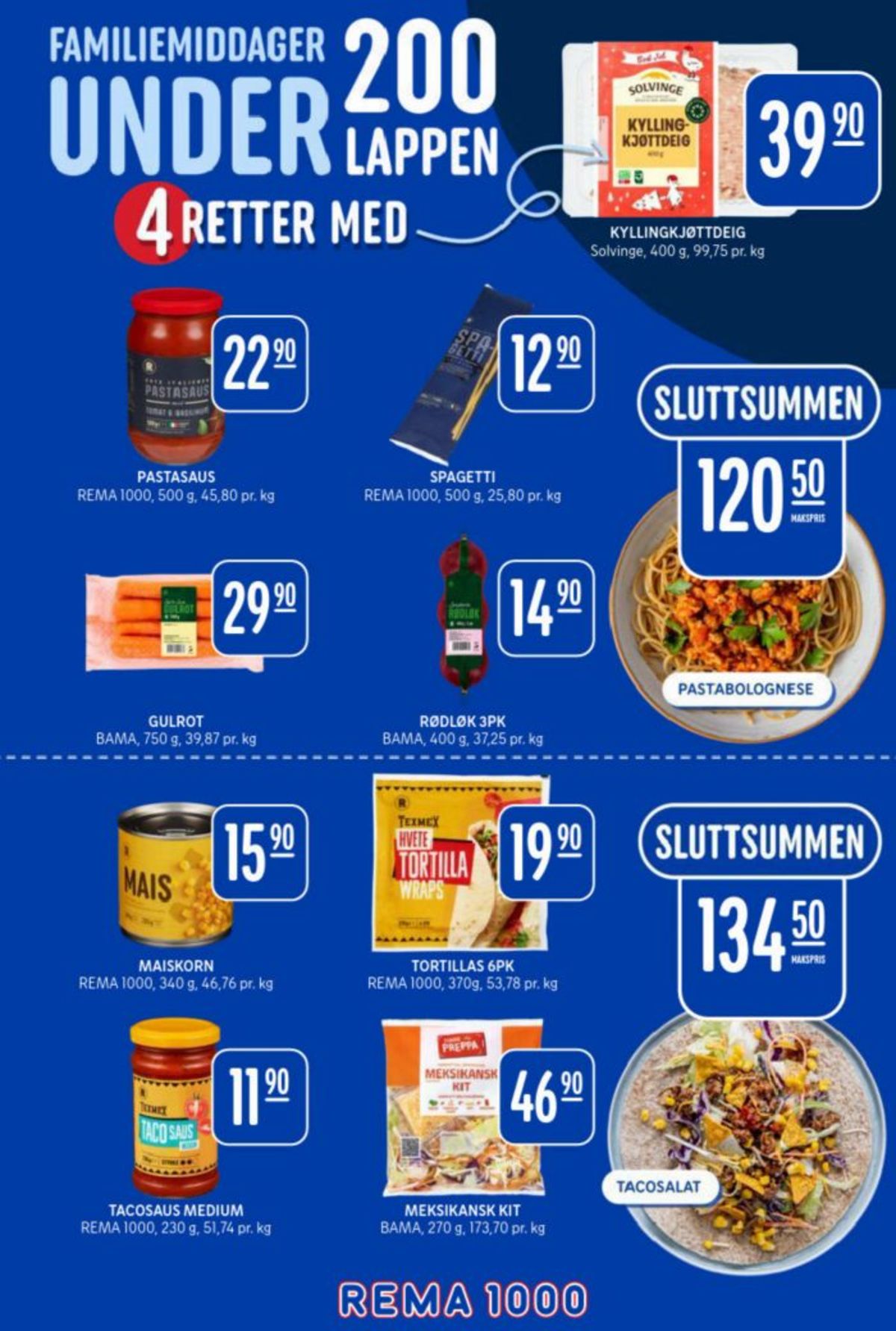 Se Rema 1000 kundeavis for uke 52 på Tilbudsuken.no. Se gode tilbud på mange varer, f.eks. pastasaus basilikum rema 1000 eller spagetti rema 1000. Les kundeavisen her! Side 16