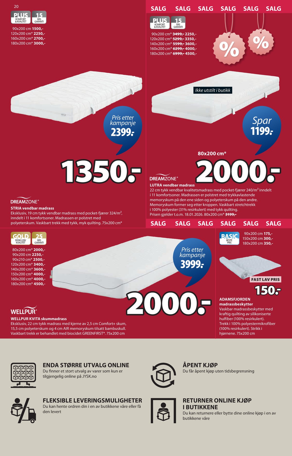 Se JYSK kundeavis for uge 1 på Tilbudsuken.no. Se gode tilbud på mange varer. Les kundeavisen her! Side 21