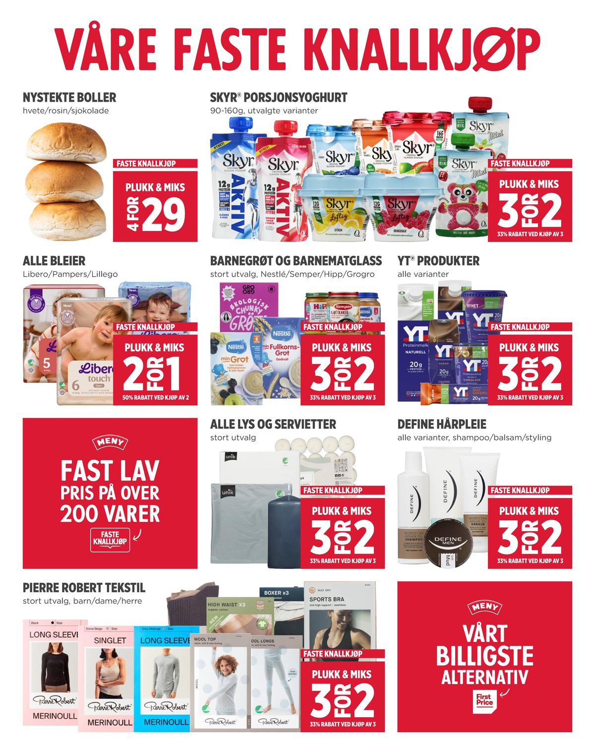 Se Meny kundeavis for uge 1 på Tilbudsuken.no. Se gode tilbud på mange varer. Les kundeavisen her! Side 7