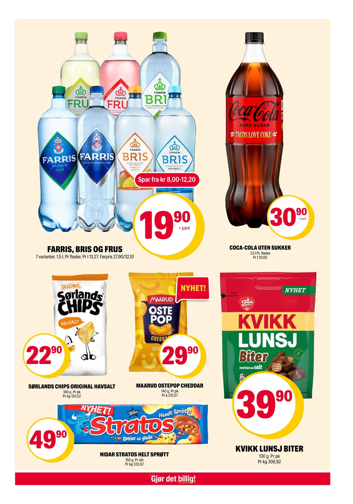 Se Coop Extra kundeavis for uge 10 på Tilbudsuken.no. Se gode tilbud på mange varer. Les kundeavisen her! Side 12