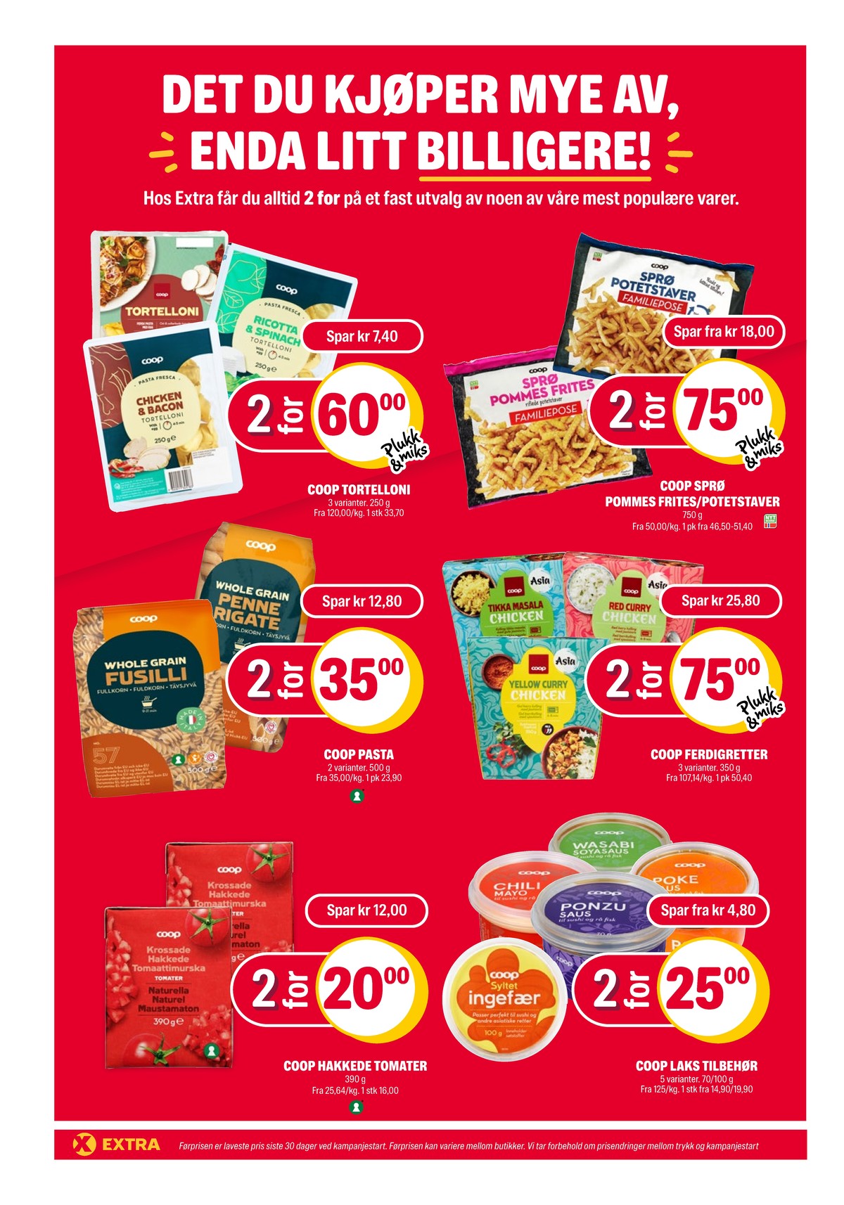 Se Coop Extra kundeavis for uge 10 på Tilbudsuken.no. Se gode tilbud på mange varer. Les kundeavisen her! Side 23