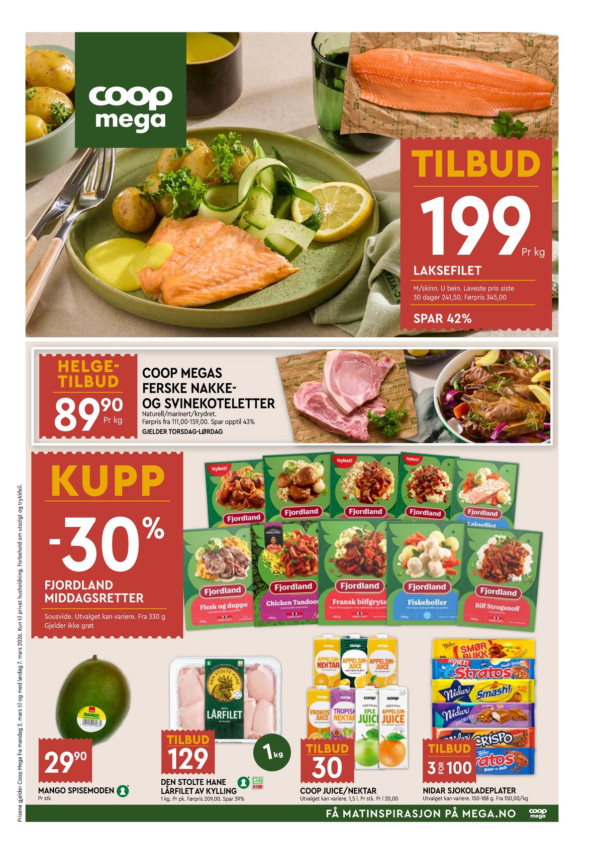 Se Coop Mega kundeavis for uge 10 på Tilbudsuken.no. Se gode tilbud på mange varer. Les kundeavisen her! Side 1