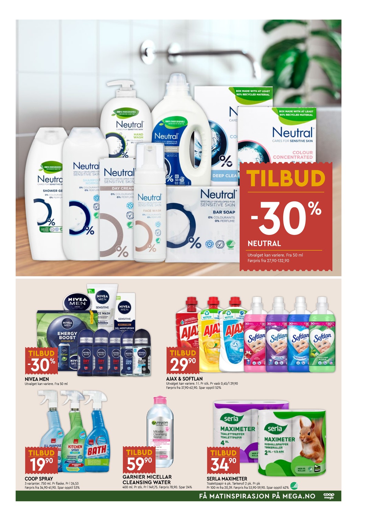 Se Coop Mega kundeavis for uge 10 på Tilbudsuken.no. Se gode tilbud på mange varer. Les kundeavisen her! Side 7