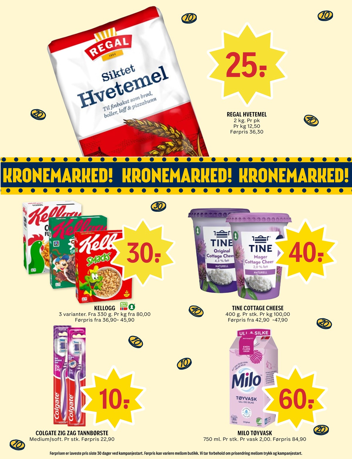 Se Coop Prix kundeavis for uke 10 på Tilbudsuken.no. Se gode tilbud på mange varer, f.eks. hvetemel siktet regal eller frokostprodukt coco pops. Les kundeavisen her! Side 6