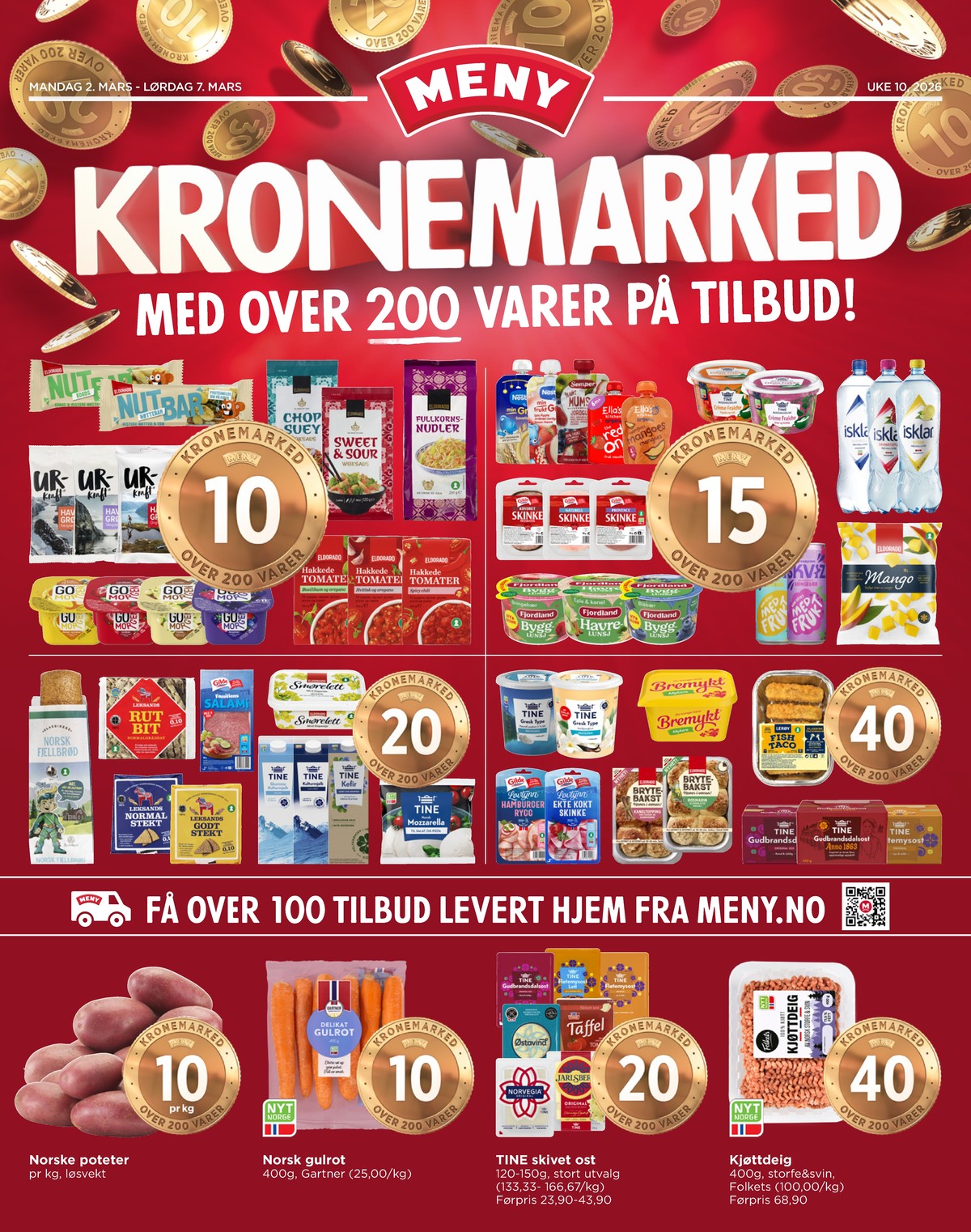 Se Meny kundeavis for uge 10 på Tilbudsuken.no. Se gode tilbud på mange varer. Les kundeavisen her! Side 1