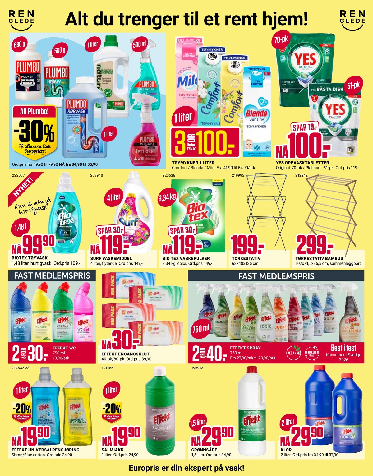 Se Europris kundeavis for uke 10 på Tilbudsuken.no. Se gode tilbud på mange varer, f.eks. tørkestativ ukjent eller tørkestativ ukjent. Les kundeavisen her! Side 2