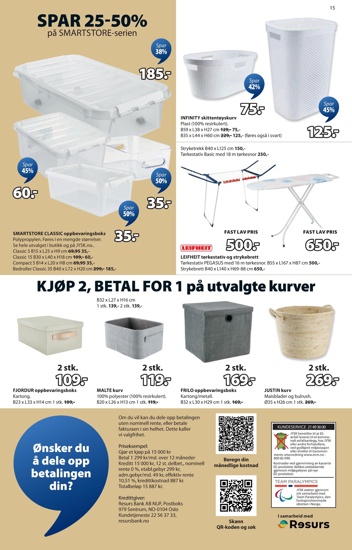 Se JYSK kundeavis for uge 10 på Tilbudsuken.no. Se gode tilbud på mange varer. Les kundeavisen her! Side 16