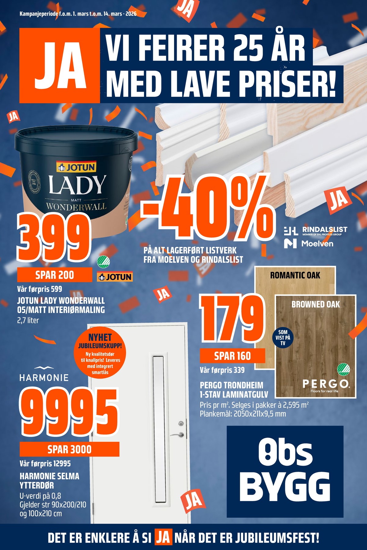 Se Coop Obs Bygg kundeavis for uge 10 på Tilbudsuken.no. Se gode tilbud på mange varer. Les kundeavisen her! Side 1