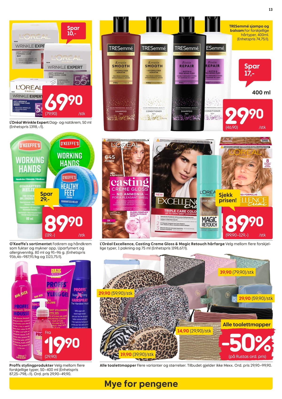 Se Rusta kundeavis for uge 10 på Tilbudsuken.no. Se gode tilbud på mange varer. Les kundeavisen her! Side 13