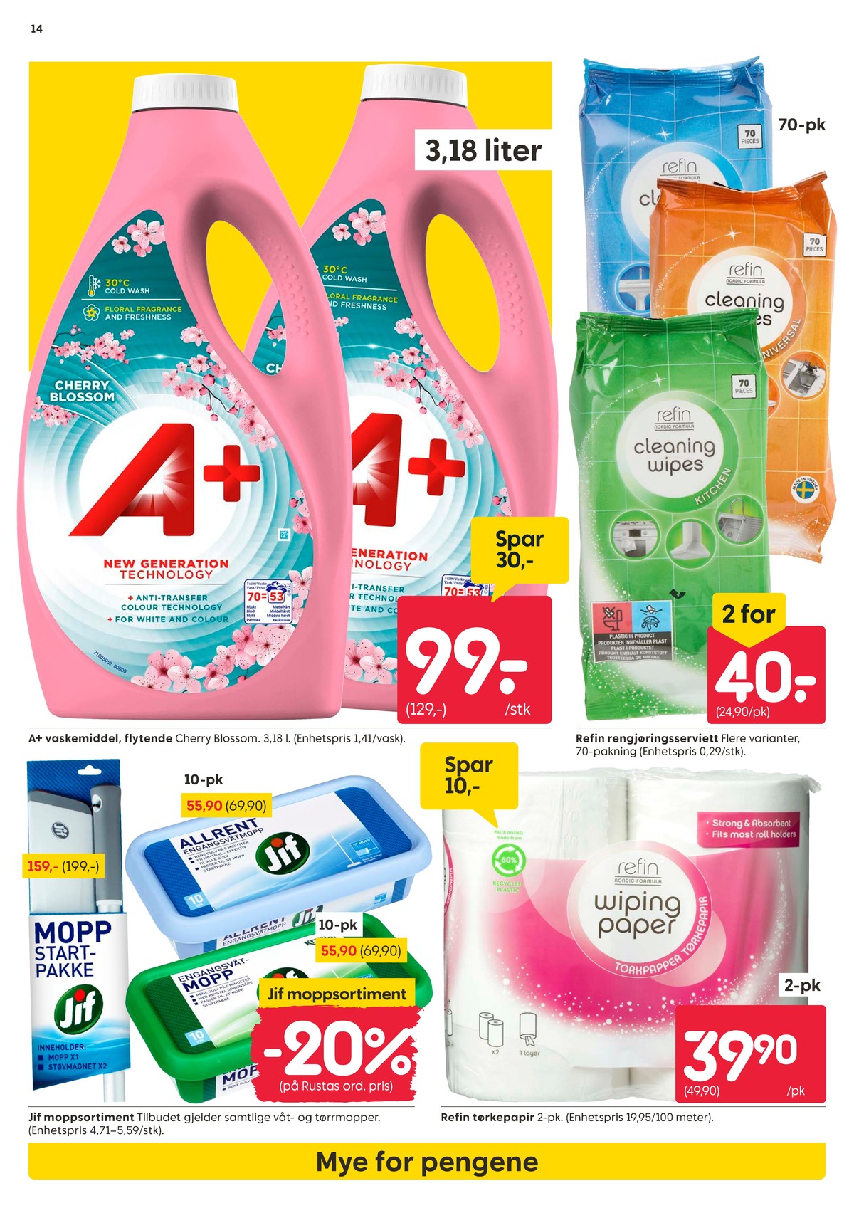 Se Rusta kundeavis for uge 10 på Tilbudsuken.no. Se gode tilbud på mange varer. Les kundeavisen her! Side 14