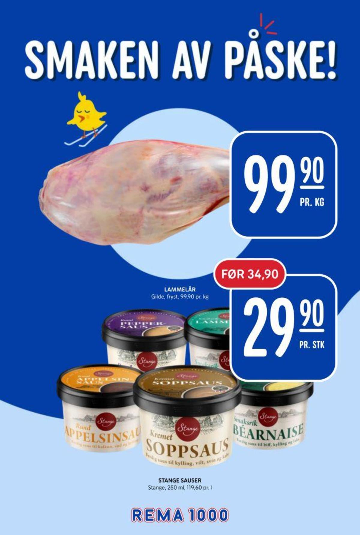 Se Rema 1000 kundeavis for uke 10 på Tilbudsuken.no. Se gode tilbud på mange varer, f.eks. lammelår gilde eller soppsaus stange. Les kundeavisen her! Side 5
