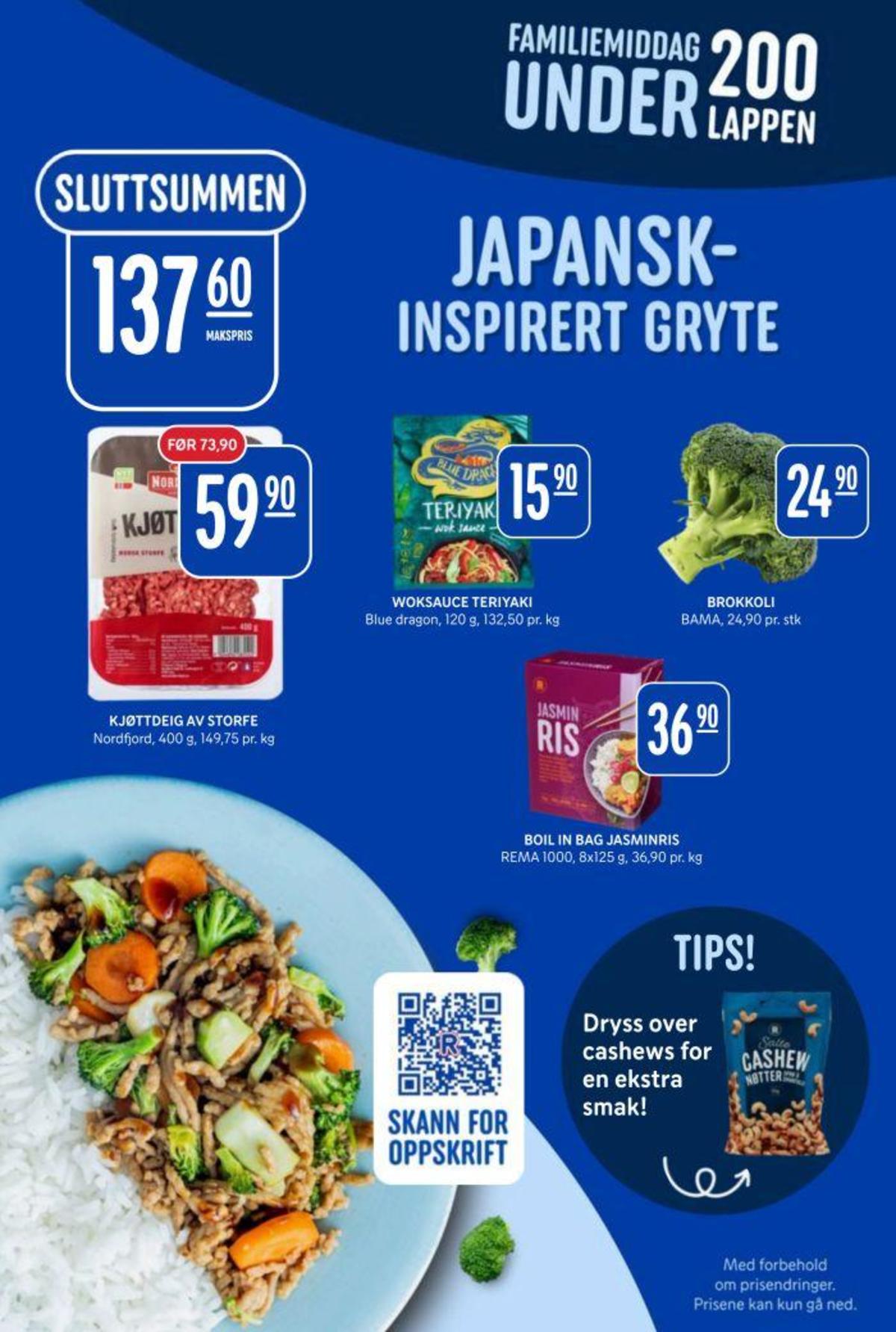 Se Rema 1000 kundeavis for uke 10 på Tilbudsuken.no. Se gode tilbud på mange varer, f.eks. jasminris rema 1000 eller brokkoli bama. Les kundeavisen her! Side 9