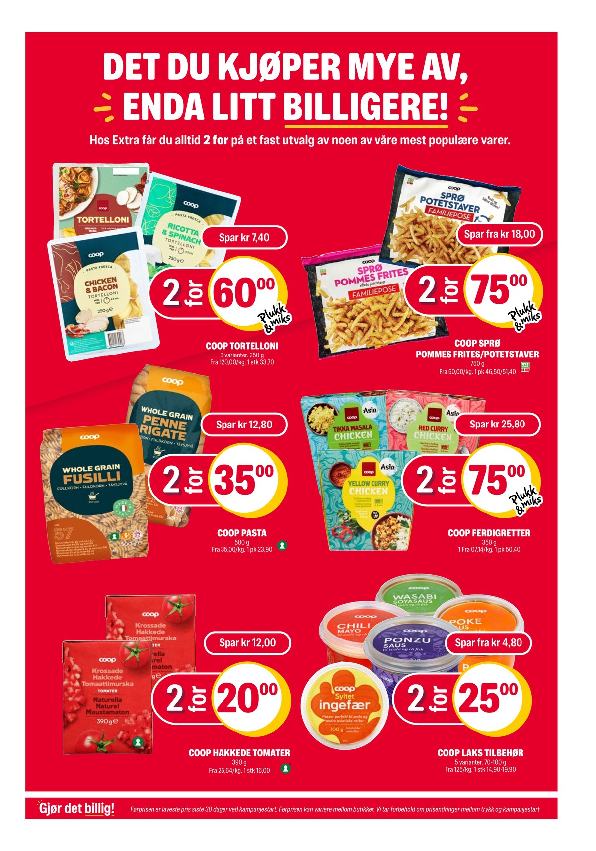Se Coop Extra kundeavis for uge 11 på Tilbudsuken.no. Se gode tilbud på mange varer. Les kundeavisen her! Side 21