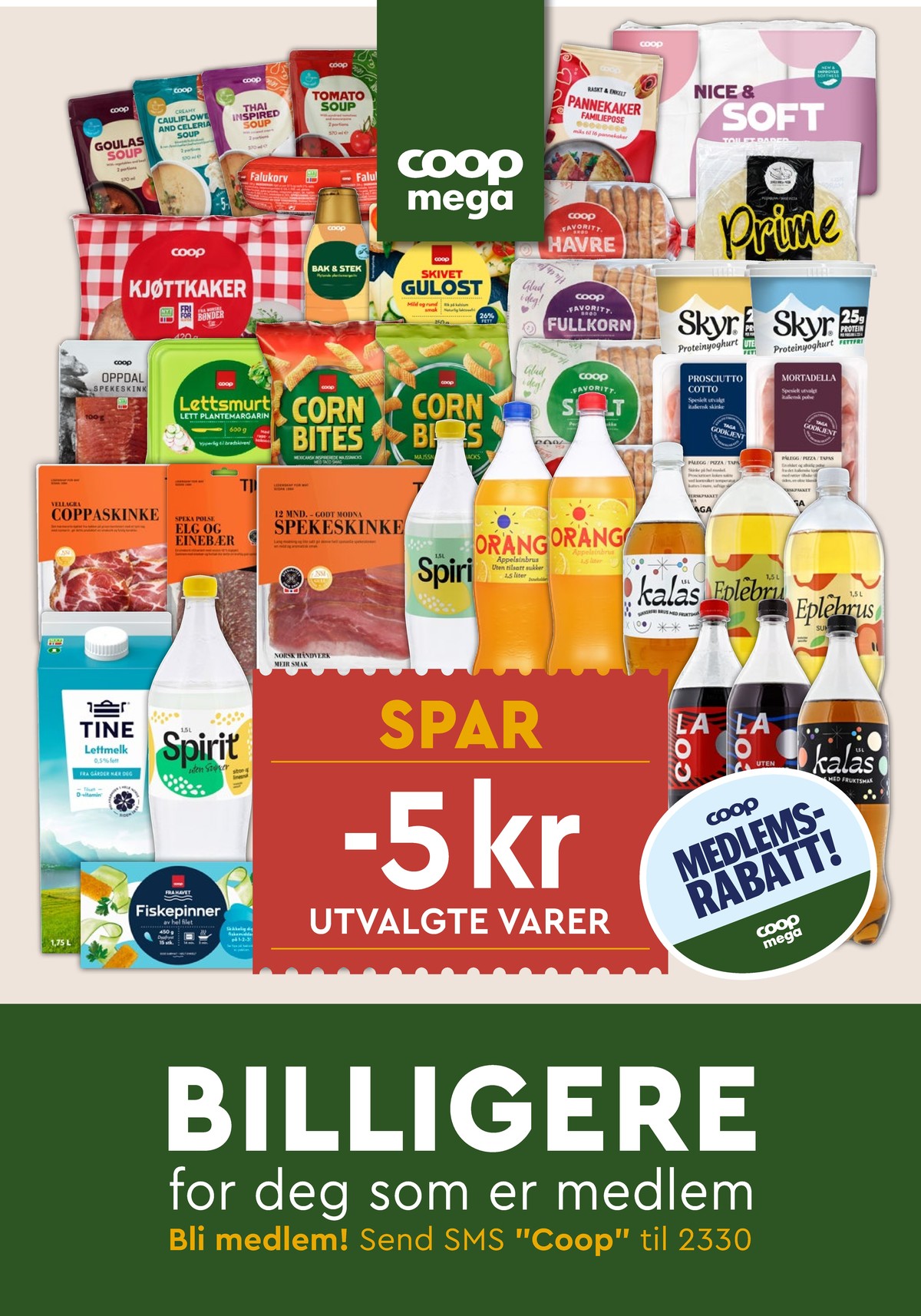 Se Coop Mega kundeavis for uge 11 på Tilbudsuken.no. Se gode tilbud på mange varer. Les kundeavisen her! Side 19