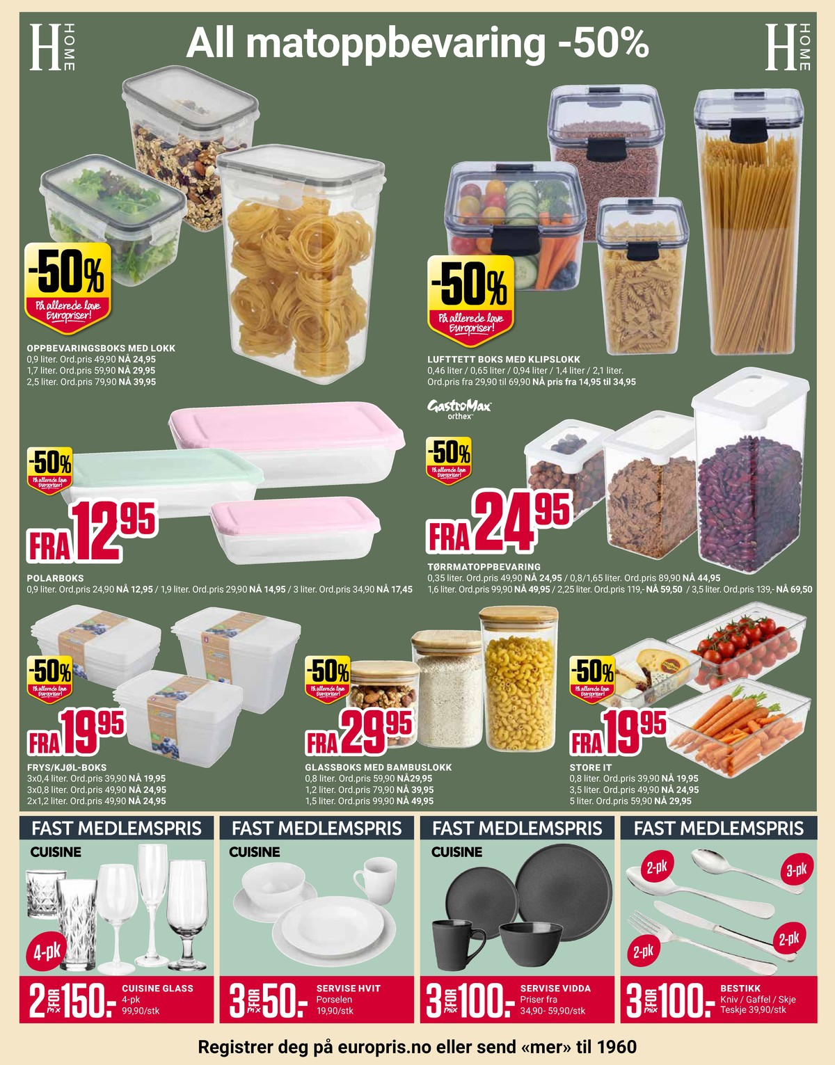 Se Europris kundeavis for uke 11 på Tilbudsuken.no. Se gode tilbud på mange varer, f.eks. glass cuisine eller servise cuisine. Les kundeavisen her! Side 11