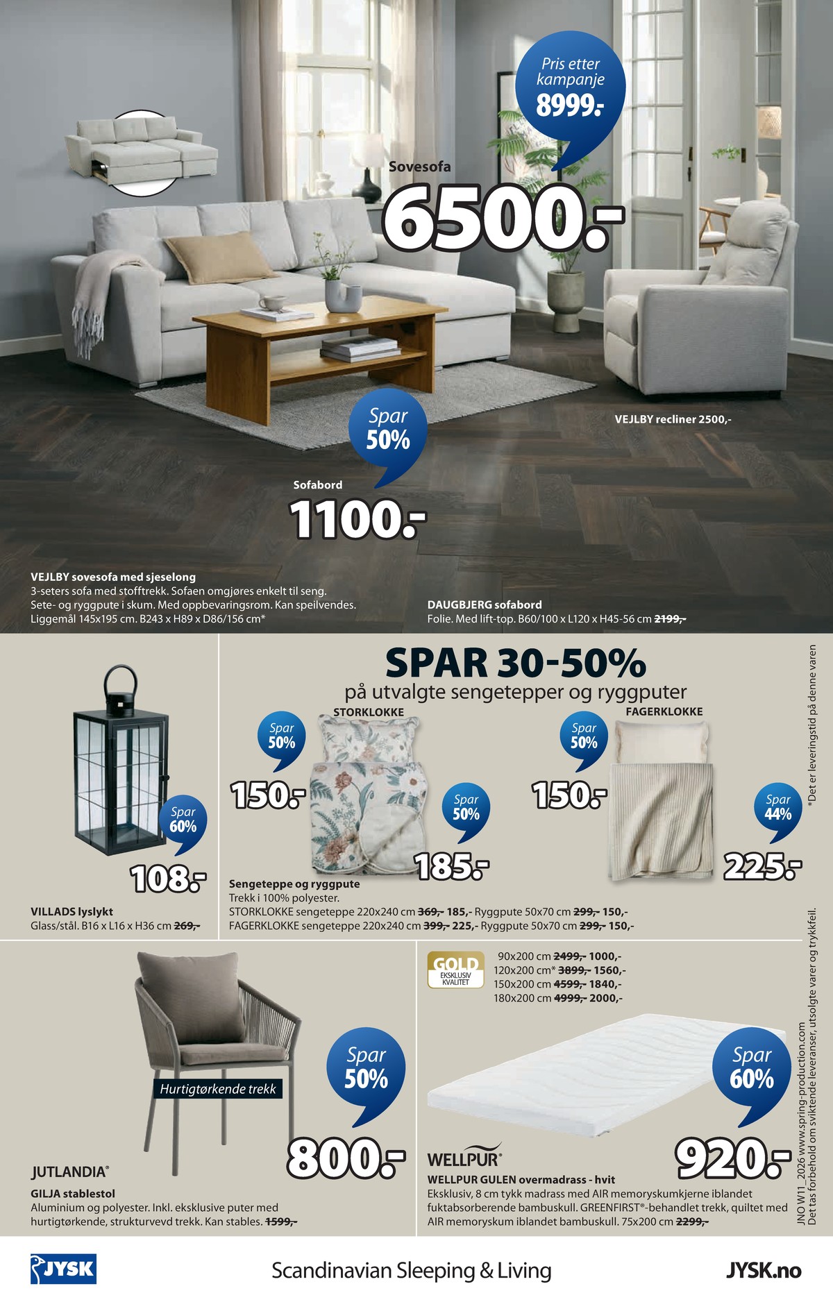 Se JYSK kundeavis for uge 11 på Tilbudsuken.no. Se gode tilbud på mange varer. Les kundeavisen her! Side 25