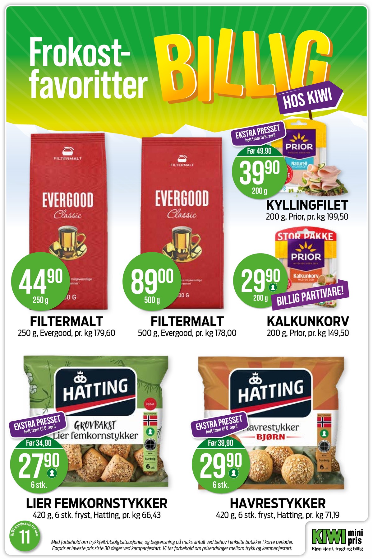 Se Kiwi kundeavis for uke 11 på Tilbudsuken.no. Se gode tilbud på mange varer, f.eks. kaffe formalet classic eller kaffe formalet classic. Les kundeavisen her! Side 9