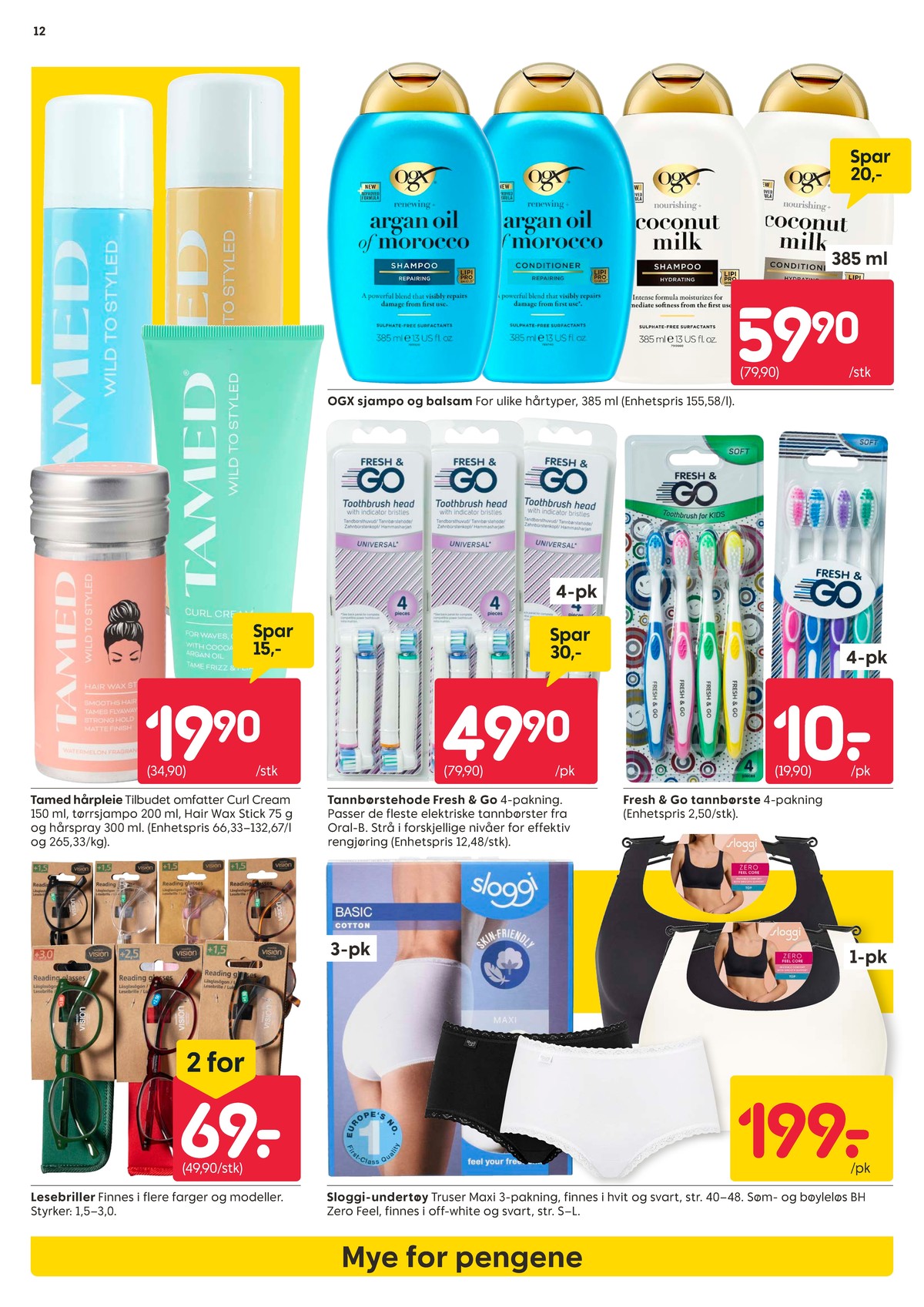 Se Rusta kundeavis for uke 11 på Tilbudsuken.no. Se gode tilbud på mange varer, f.eks. truse sloggi eller bh sloggi. Les kundeavisen her! Side 12