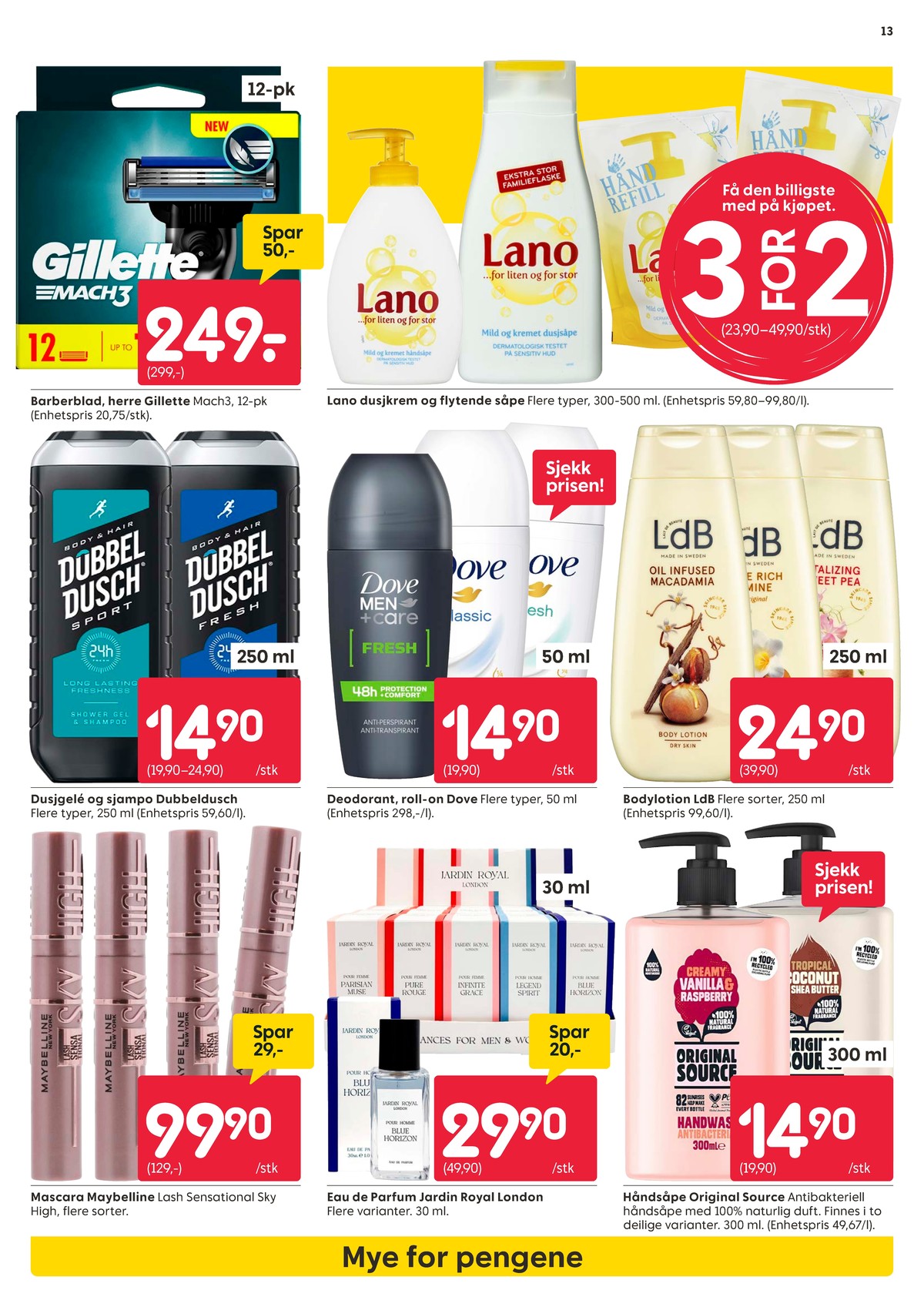 Se Rusta kundeavis for uke 11 på Tilbudsuken.no. Se gode tilbud på mange varer, f.eks. barberblader mach3 eller mascara maybelline. Les kundeavisen her! Side 13