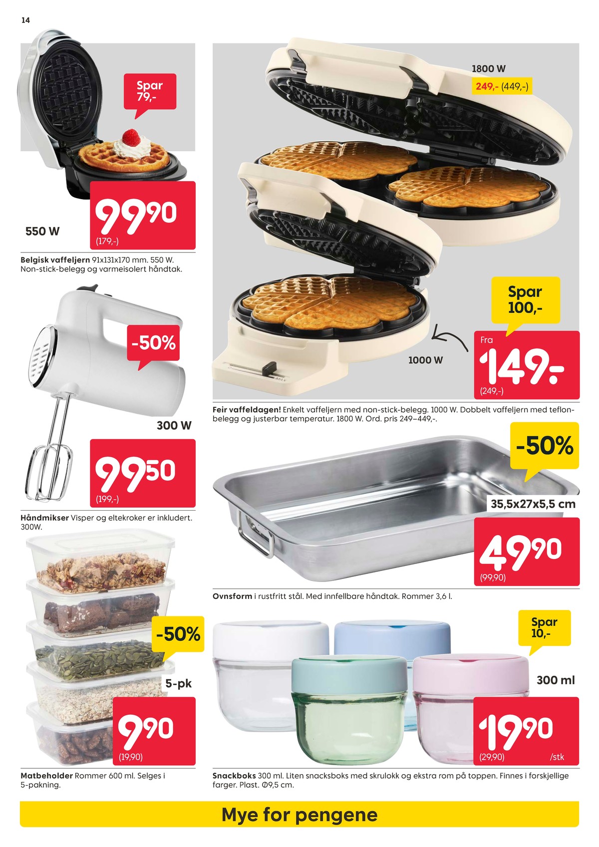 Se Rusta kundeavis for uke 11 på Tilbudsuken.no. Se gode tilbud på mange varer, f.eks. vaffeljern ukjent eller håndmikser ukjent. Les kundeavisen her! Side 14