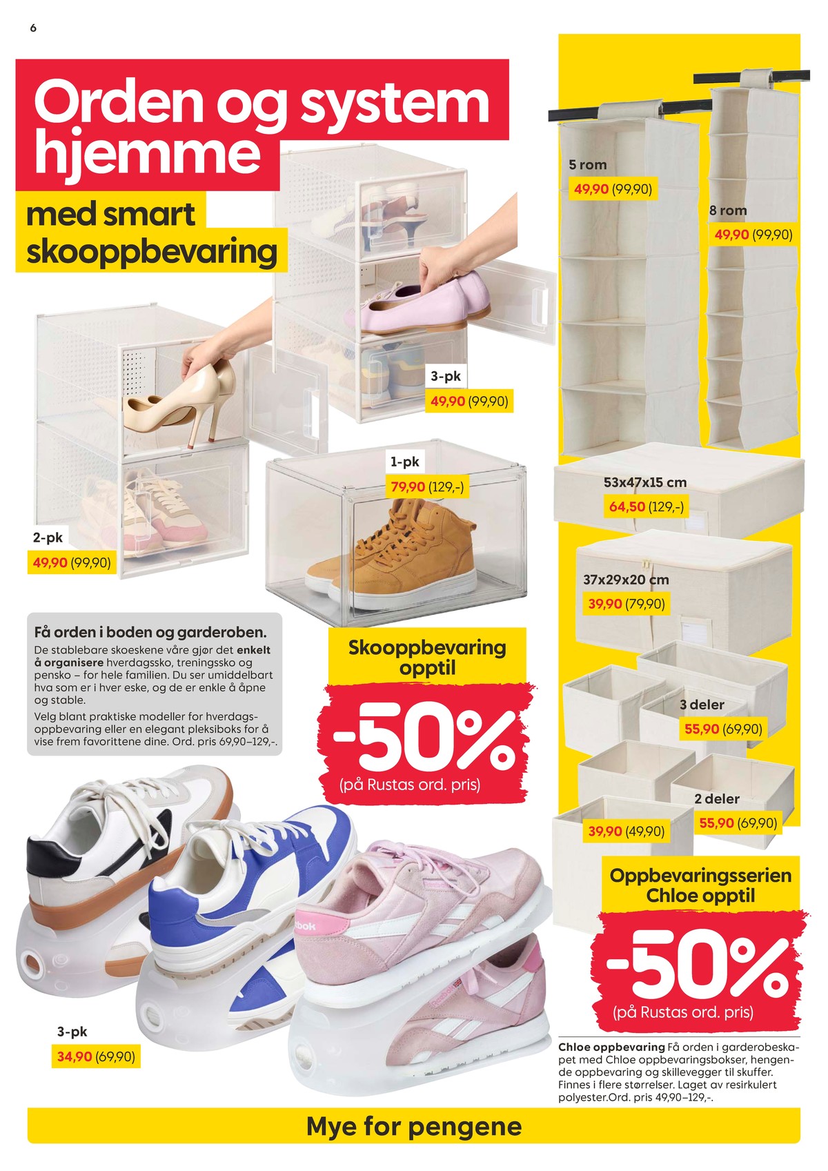 Se Rusta kundeavis for uke 11 på Tilbudsuken.no. Se gode tilbud på mange varer, f.eks. oppbevaringsboks ukjent eller klesoppbevaring ukjent. Les kundeavisen her! Side 6