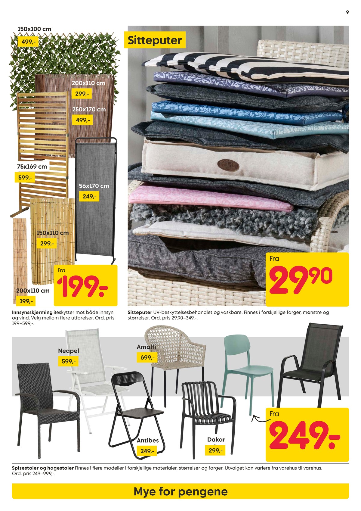 Se Rusta kundeavis for uke 11 på Tilbudsuken.no. Se gode tilbud på mange varer, f.eks. hagepute ukjent eller hagestol ukjent. Les kundeavisen her! Side 9