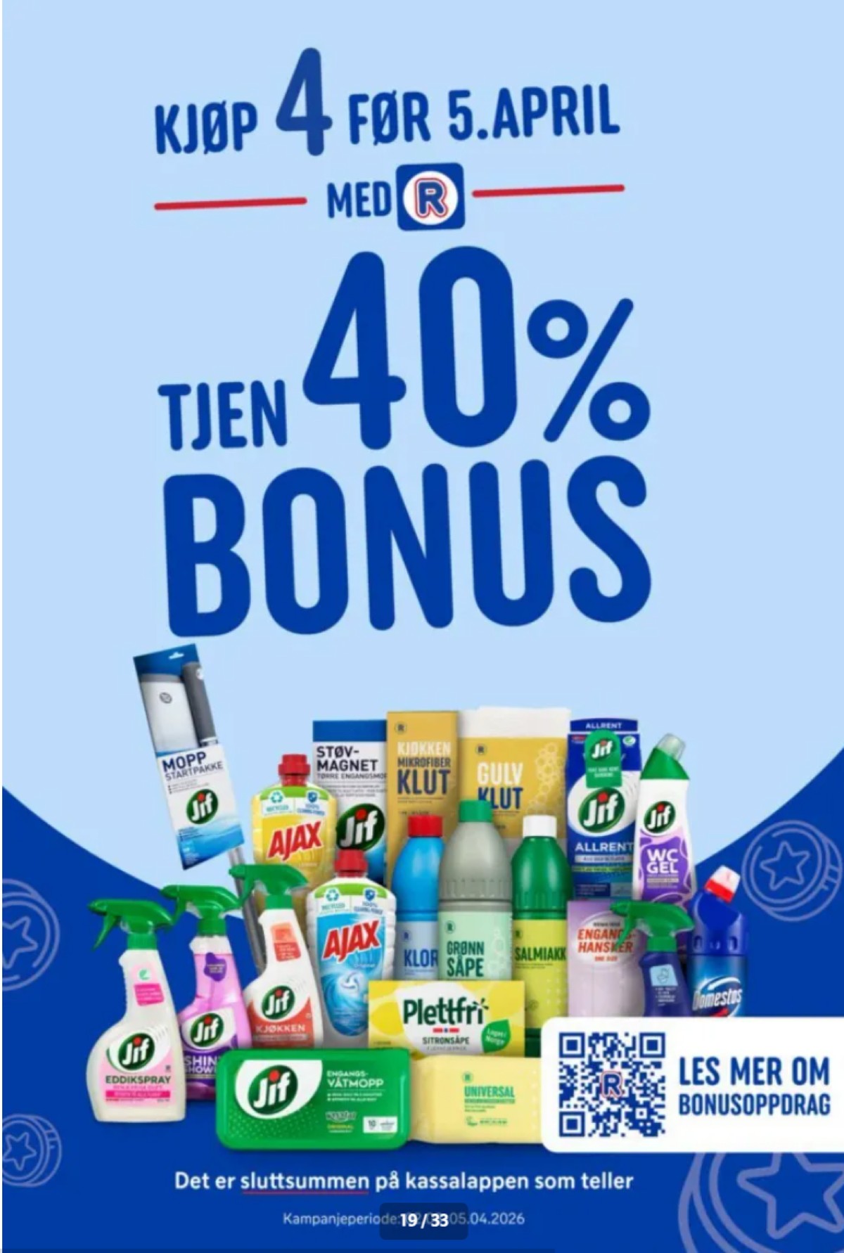 Se Rema 1000 kundeavis for uge 11 på Tilbudsuken.no. Se gode tilbud på mange varer. Les kundeavisen her! Side 19