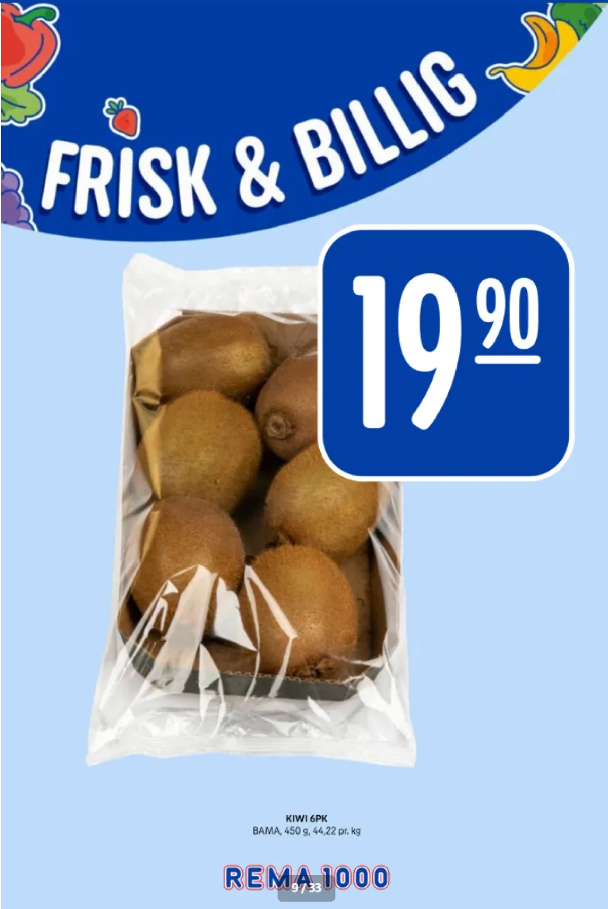 Se Rema 1000 kundeavis for uke 11 på Tilbudsuken.no. Se gode tilbud på mange varer, f.eks. kiwi bama eller andre varer. Les kundeavisen her! Side 9