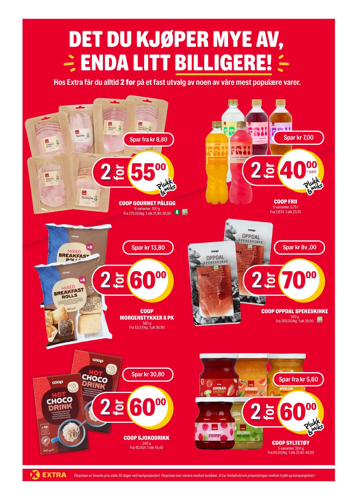 Se Coop Extra kundeavis for uke 12 på Tilbudsuken.no. Se gode tilbud på mange varer, f.eks. kakaodrikspulver coop eller skinke gourmet coop. Les kundeavisen her! Side 20