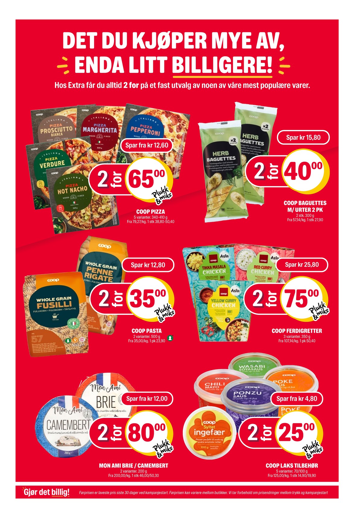 Se Coop Extra kundeavis for uke 12 på Tilbudsuken.no. Se gode tilbud på mange varer, f.eks. baguettes hvidløgssmør coop eller baguettes kryddersmør coop. Les kundeavisen her! Side 21