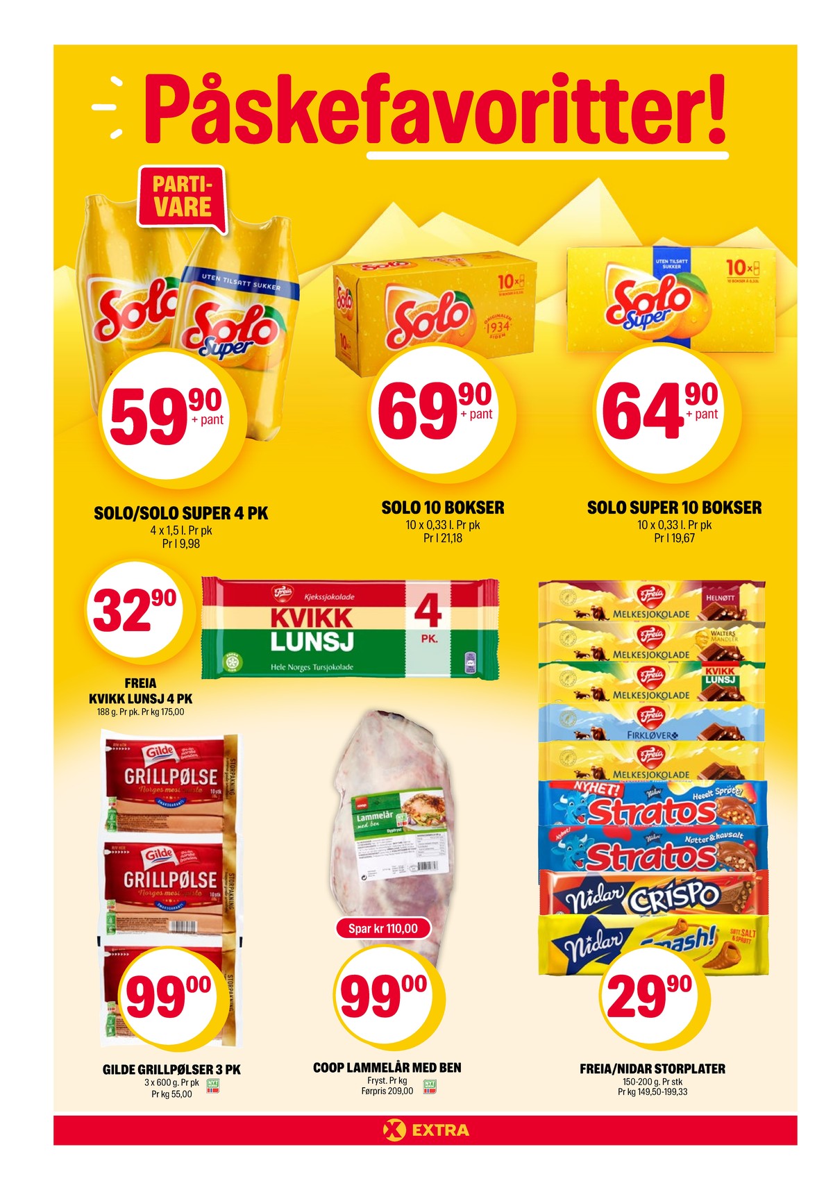 Se Coop Extra kundeavis for uke 12 på Tilbudsuken.no. Se gode tilbud på mange varer, f.eks. solo super 4 pk. solo super eller solo 4 pk. solo super. Les kundeavisen her! Side 4