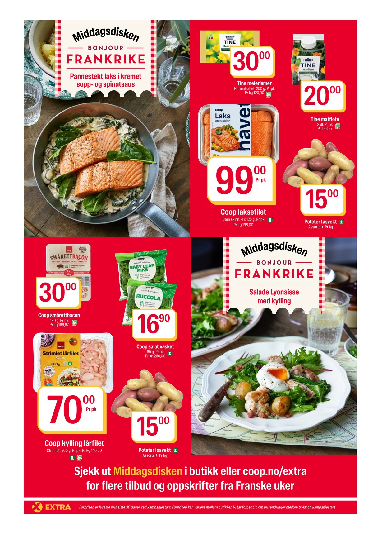 Se Coop Extra kundeavis for uke 12 på Tilbudsuken.no. Se gode tilbud på mange varer, f.eks. smør tine eller matfløte tine. Les kundeavisen her! Side 6