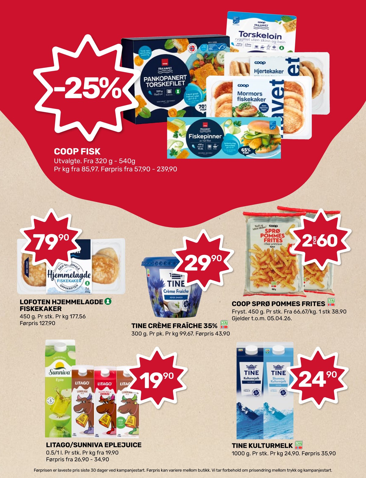 Se Coop Marked kundeavis for uke 12 på Tilbudsuken.no. Se gode tilbud på mange varer, f.eks. fiskekaker lofoten eller creme fraiche 35% tine. Les kundeavisen her! Side 2