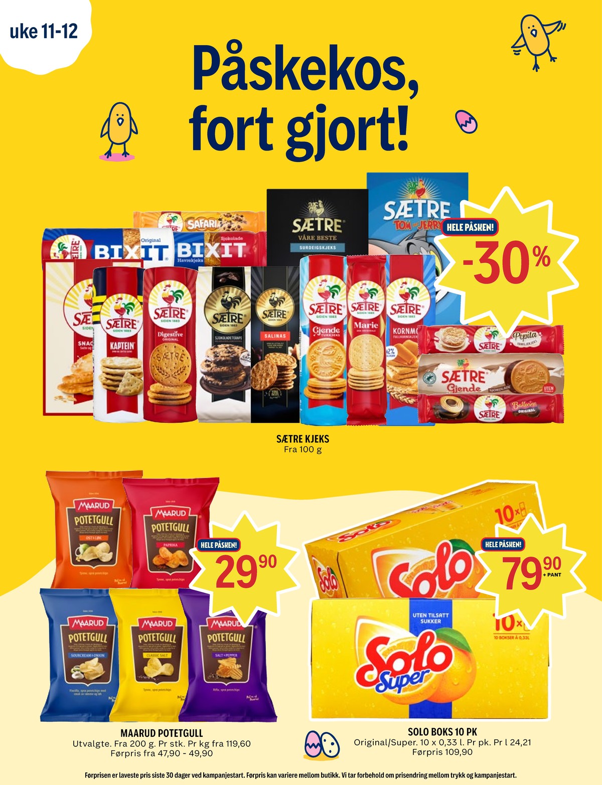 Se Coop Prix kundeavis for uke 12 på Tilbudsuken.no. Se gode tilbud på mange varer, f.eks. kjeks kaptein eller fullkorn kjeks digestive. Les kundeavisen her! Side 2