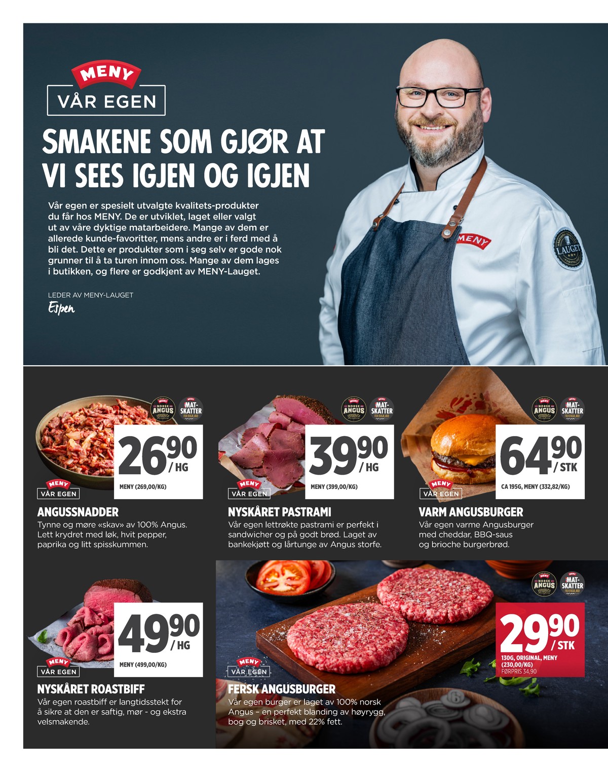 Se Meny kundeavis for uge 12 på Tilbudsuken.no. Se gode tilbud på mange varer. Les kundeavisen her! Side 4