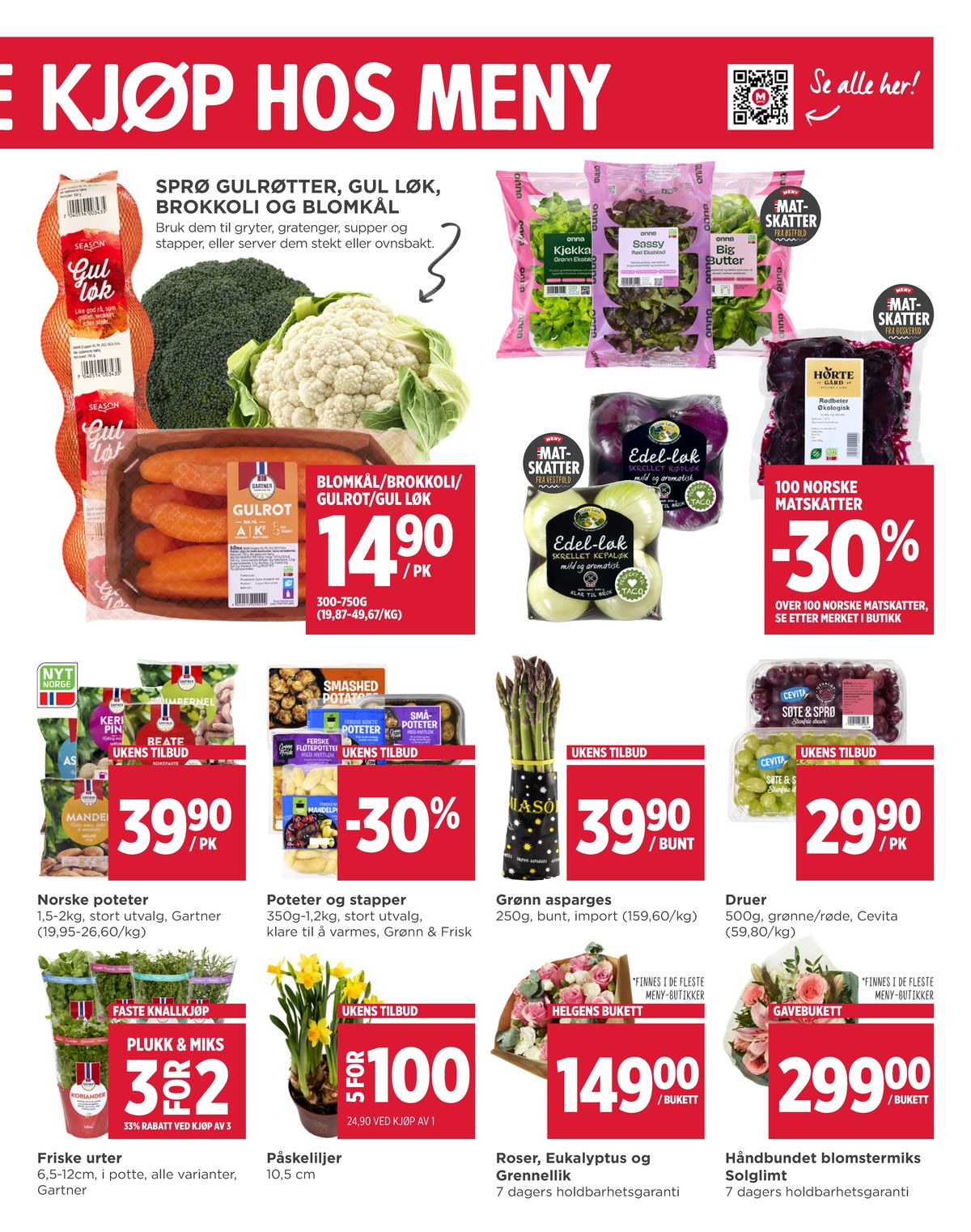 Se Meny kundeavis for uge 12 på Tilbudsuken.no. Se gode tilbud på mange varer. Les kundeavisen her! Side 7